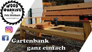 Gartenbank einfach #Gartenbank #Bank #einfach