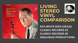 RCA Living Stereo Vinyl Comparison - Heifetz - Scottish Fantasy
