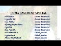 Ouma Basement Special Mix