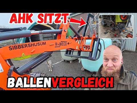 Frühlingserwachen - wir wiegen die Pöttinger Ballen