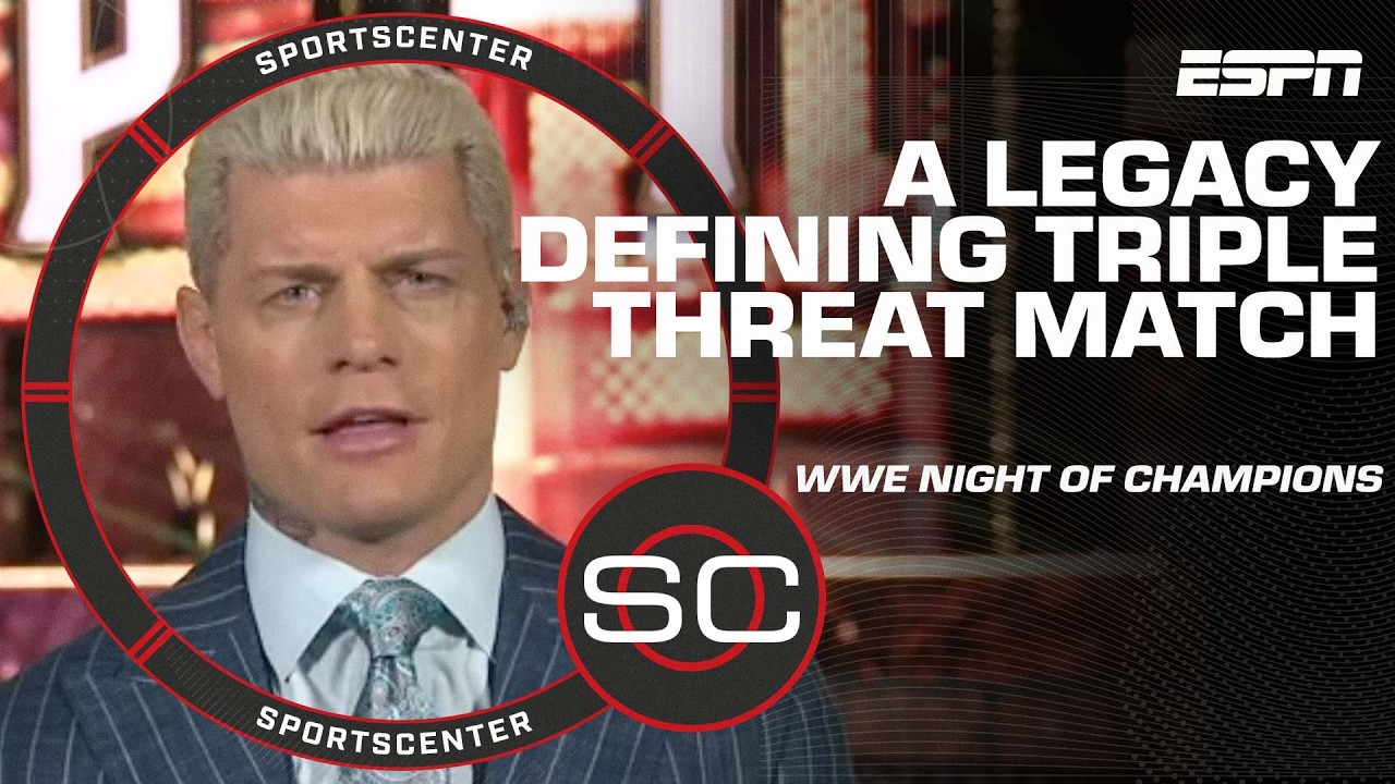 Cody Rhodes on triple threat match at Night of Champions 😤 ‘I want to beat them both’ | SportsCenter