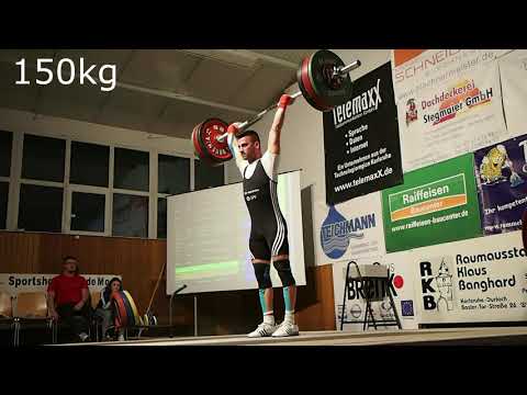 KSV Durlach vs TSV Heinsheim - Stilyan Grozdev, 133kg Snatch, 162kg Clean & Jerk