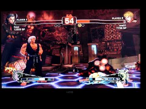 SSF4:  Saqs (Rose) vs eva01 (Ken) - GAF XBL 3 vs 3 Team Tourney - Set 2