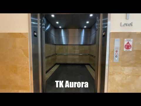 Loud Shaft Noise! HUGE ThyssenKrupp Aurora Hydraulic Elevator @ Franklin Park Mall - Toledo, OH