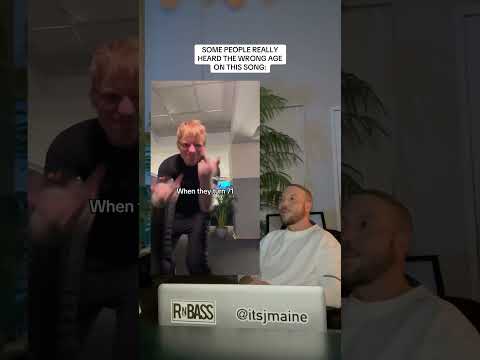 People Heard The Wrong Age On This Ed Sheeran Song This Whole Time #shorts #edsheeran #lyrics