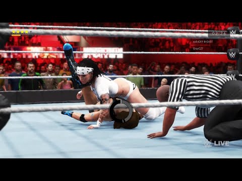 WWE 2K20 Christy aXe vs SYB ( Iron woman match )