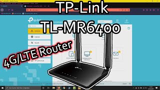 TP-Link TL-MR6400 4G LTE WLAN Router einrichten