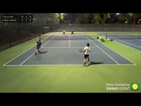 Tennis Doubles USTA 4.0/4.0 vs 4.0/3.5 with an epic 0-5 comeback in 2nd set!