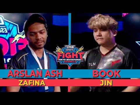 ARSLAN ASH (Zafina) VS BOOK (Jin) Top 8 Losers - ONE Esports FIGHT! Toyko Invitational | TEKKEN 7