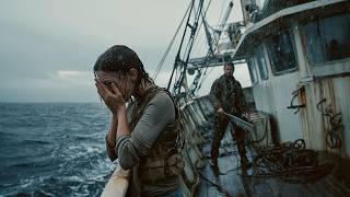 A tensão aumenta a cada minuto neste filme! 🔥 Ela Fica PRESA COM UM ASSASSINO em Alto-mar! | 4K