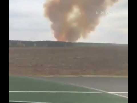 Explosion at ammunition warehouse in Ryazan, Russia
