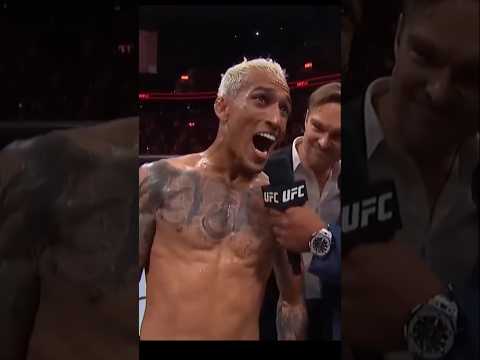 Charles Oliveira Speaks in English first time in years post fight interview #ufc289 #charlesoliveira