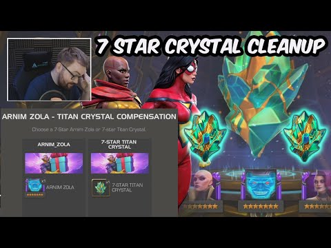 10x 7 Star Crystal Opening - Titan Crystal Comp & 7 Star Crystals - Marvel Contest of Champions