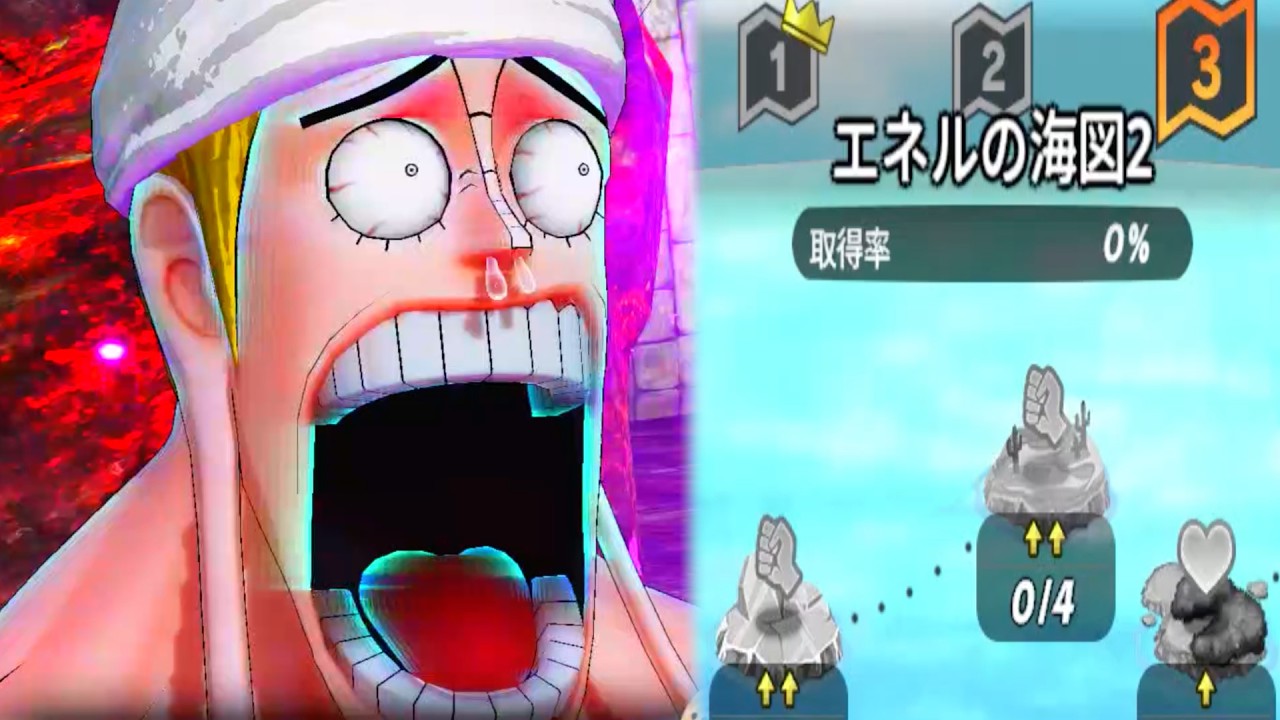 【海賊無双4】神エネル海図0％でも最強すぎw【One Piece Pirate Warriors 4】