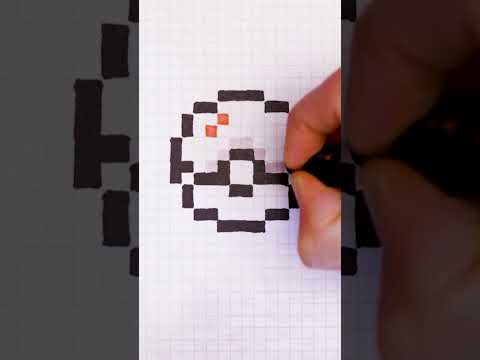 tuto dessin pokemon pixel art #shorts #pokemon