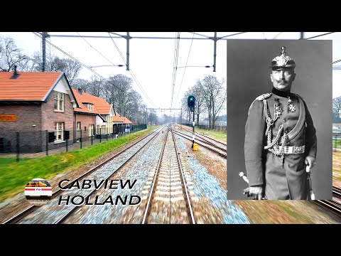 This is where GERMAN EMPEROR Wilhelm II got of his train in 1918: Utrecht - Arnhem VIRM 26 jan 2022