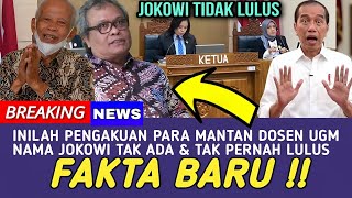 Download lagu MANTAN DOSEN UGM BIKIN GEGER SIDANG !! SEBUT TAK PERNAH TAU JOKOWI DI UGM & JOKOWI TAK PERNAH LULUS mp3