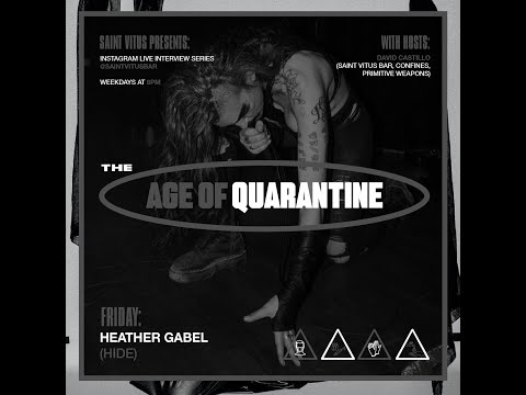 Saint Vitus Presents: Age of Quarantine #135 w/ Heather Gabel of Hide (09/11/2020)
