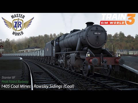 1405 Coal Mines - Rowsley Sidings (Coal) - Peak Forest Railway - Stanier 8F - Train Sim World 3