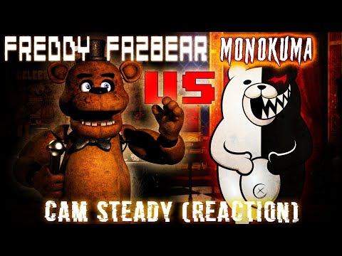 Monokuma Sweatin!!!!! Monokuma vs Freddy Fazbear | Video Game Rap Battles | Reaction