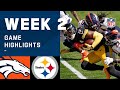 Broncos vs. Steelers Week 2 Highlights | NFL 2020