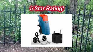 TURN BRANCHES IN TO MULCH! SENIX Wood Chipper, 15-Amp Corded Electric Shredder, Mulcher