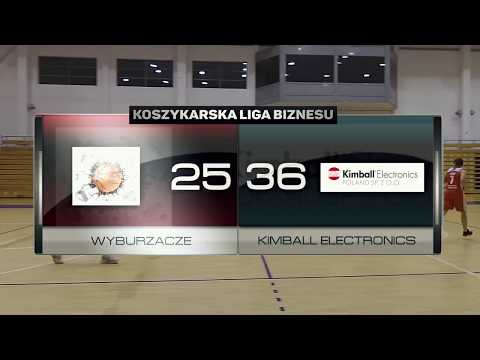 Wyburzacze vs Kimball Electronics - III kolejka - II Liga Poznań - Koszykarska Liga Biznesu