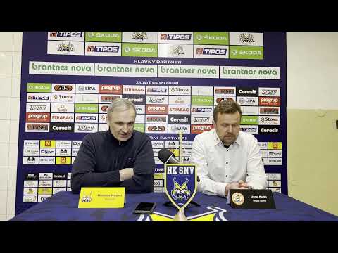 Tlačová konferencia po zápase proti HK Dukla Ingema Michalovce (40. kolo)