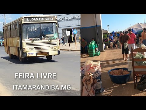 INTERIOR DE MINAS GERAIS | FEIRA LIVRE DO MERCADO DE ITAMARANDIBA MG, QUASE TUDO VINDO DA ROÇA 