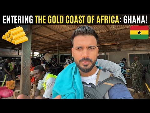 Entering Ghana from Côte d'Ivoire: Africa’s Gold Coast & Cocoa Capital! ????????????????