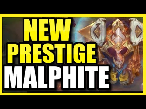 ($1,000 SKIN!) THIS *NEW* PRESTIGE DARK STAR MALPHITE IS AMAZING! (INSANE GAME)