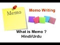 How To Write A Memo 5 Steps Of Memo Writing Memo Writing In Hindi Urdu