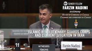 Senior Fellow Farzin Nadimi testimony to the House of Commons of Canada