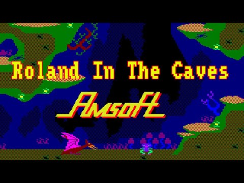 [Amstrad CPC] Roland In The Caves - Short Gameplay