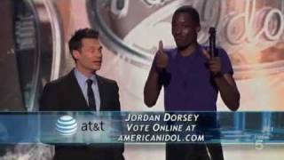 American Idol 10 - Jordan Dorsey [OMG] - Top 12 Guys Perform