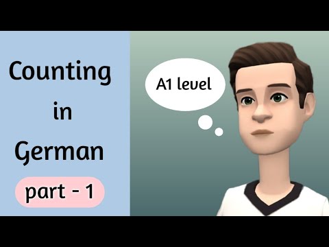 Counting in German | 1 to 5 | Part - 1 | A1 Level | Beginners