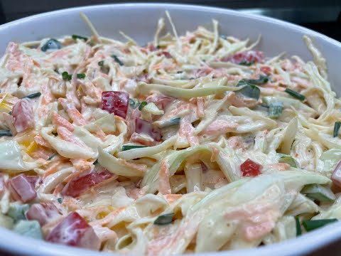 How to Make Coleslaw | Homemade Coleslaw Recipe