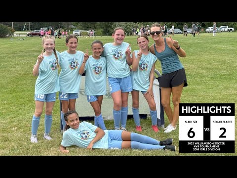 Championship Game Highlights | Williamston 4v4 Soccer Tournament | Slick Six Defeats Solar Flares