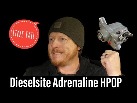 Dieselsite Adrenaline Pump - HPOP Lines FAIL