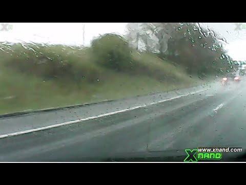 BMW E60: Aquaplane Recovery / Near Miss - M61 Manchester