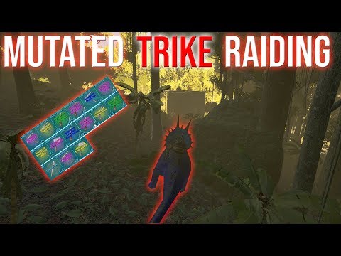 TRIKE RAIDING HEAVY TURRET BASE - ARK SMALL TRIBES PVP #17