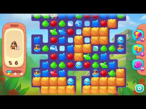 Wildscapes level 3080 No Boosters 🐼 Gameplay Walkthrough Playrix