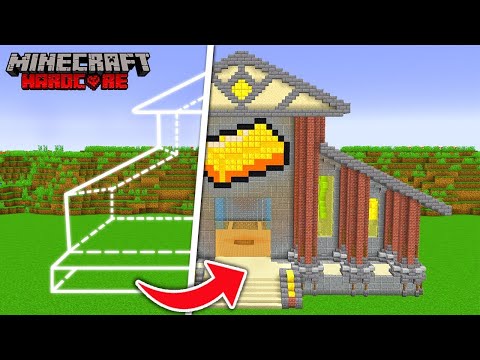 Insane! I Built a GOLD FACTORY in Hardcore Minecraft!