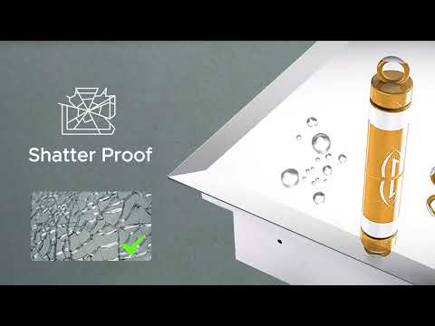 Frameless Beveled Mirror Medicine Cabinet – Wall-Mounted