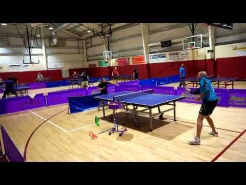 Khaled 10Y table tennis training with Coach Sameh
