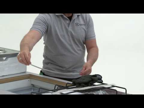 How to install my Electrolux Gas Hob - Worktop installation