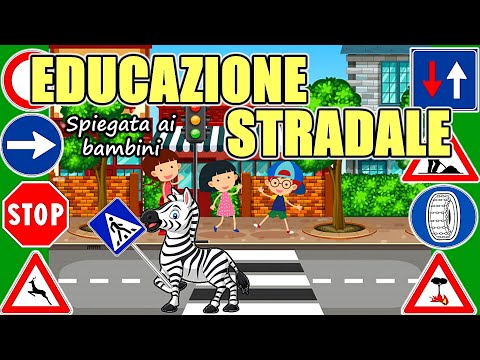🚦🛑 EDUCAZIONE STRADALE spiegata ai bambini 🚳🦓