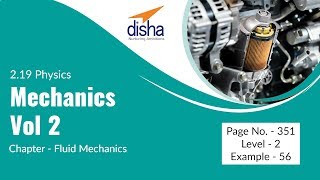 2.19 Mechanics Vol 2 CH- Fluid Mechanics - P351/L2/Ex 56 by Er. DC Gupta