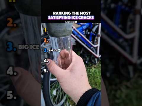 The MOST Satisfying Ice Cracks!