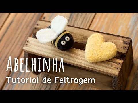 Needle Felting Tutorial - Bee